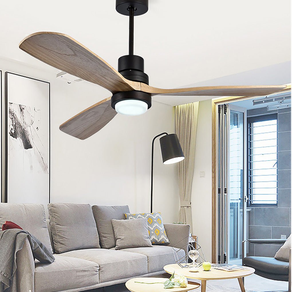 Modern LED Ceiling Fan Light with Remote Control