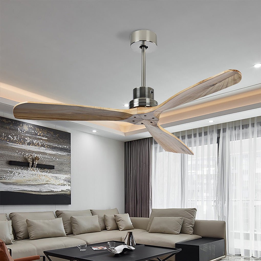 Modern LED Ceiling Fan Light with Remote Control