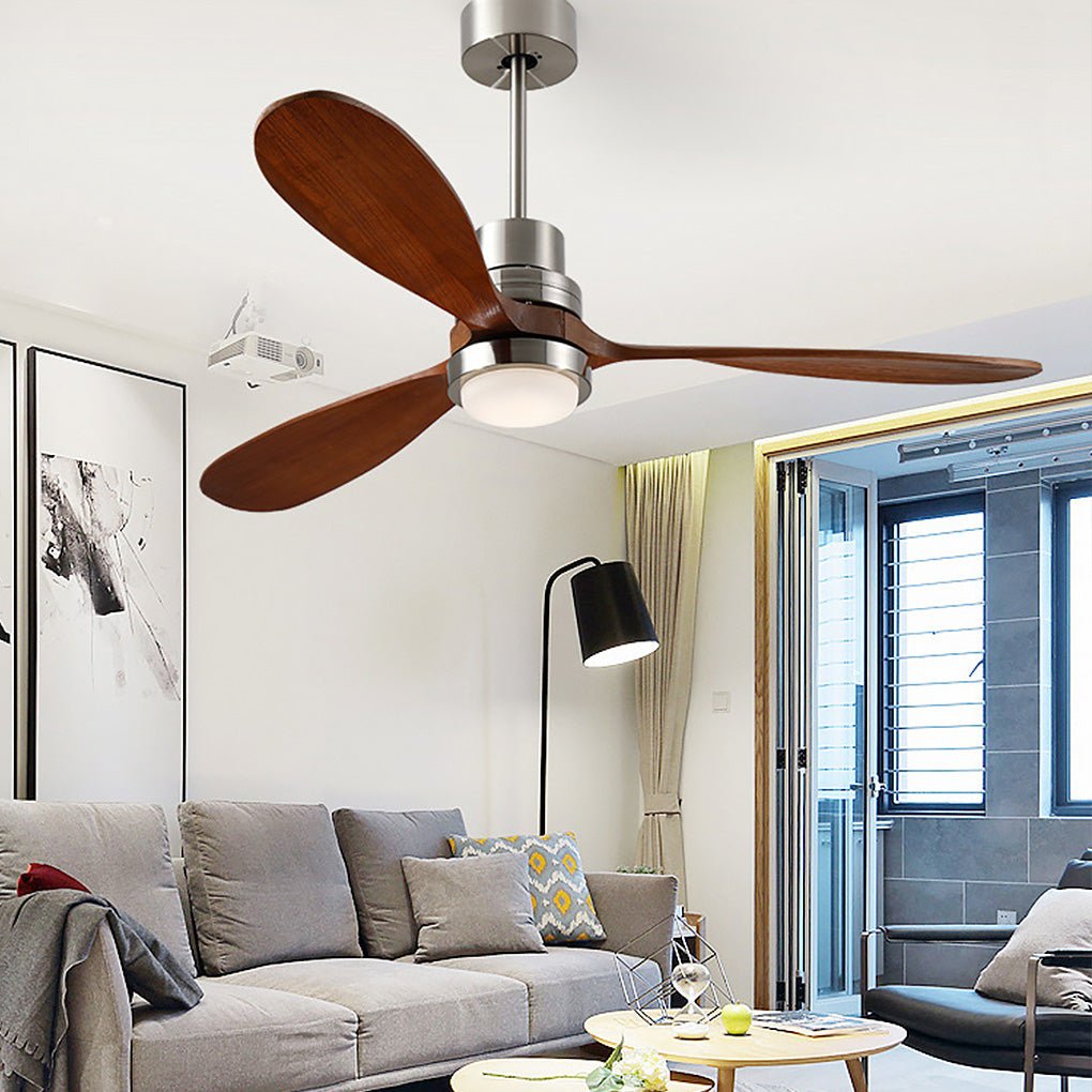 Modern LED Ceiling Fan Light with Remote Control