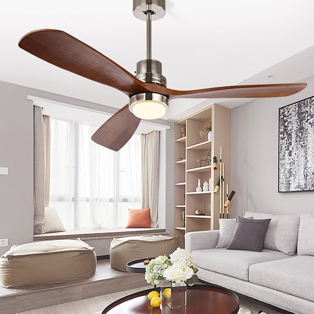 Modern LED Ceiling Fan Light with Remote Control