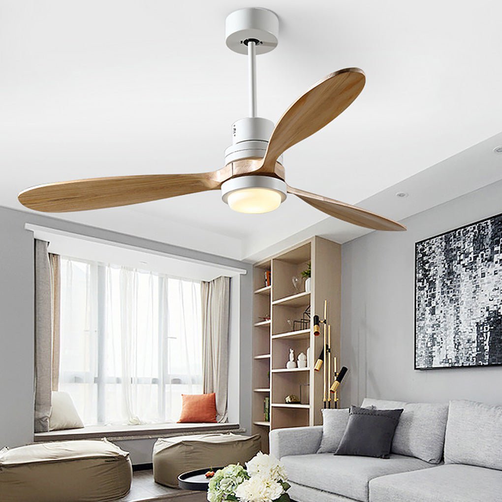 Modern LED Ceiling Fan Light with Remote Control