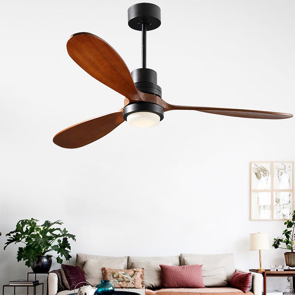 Modern LED Ceiling Fan Light with Remote Control