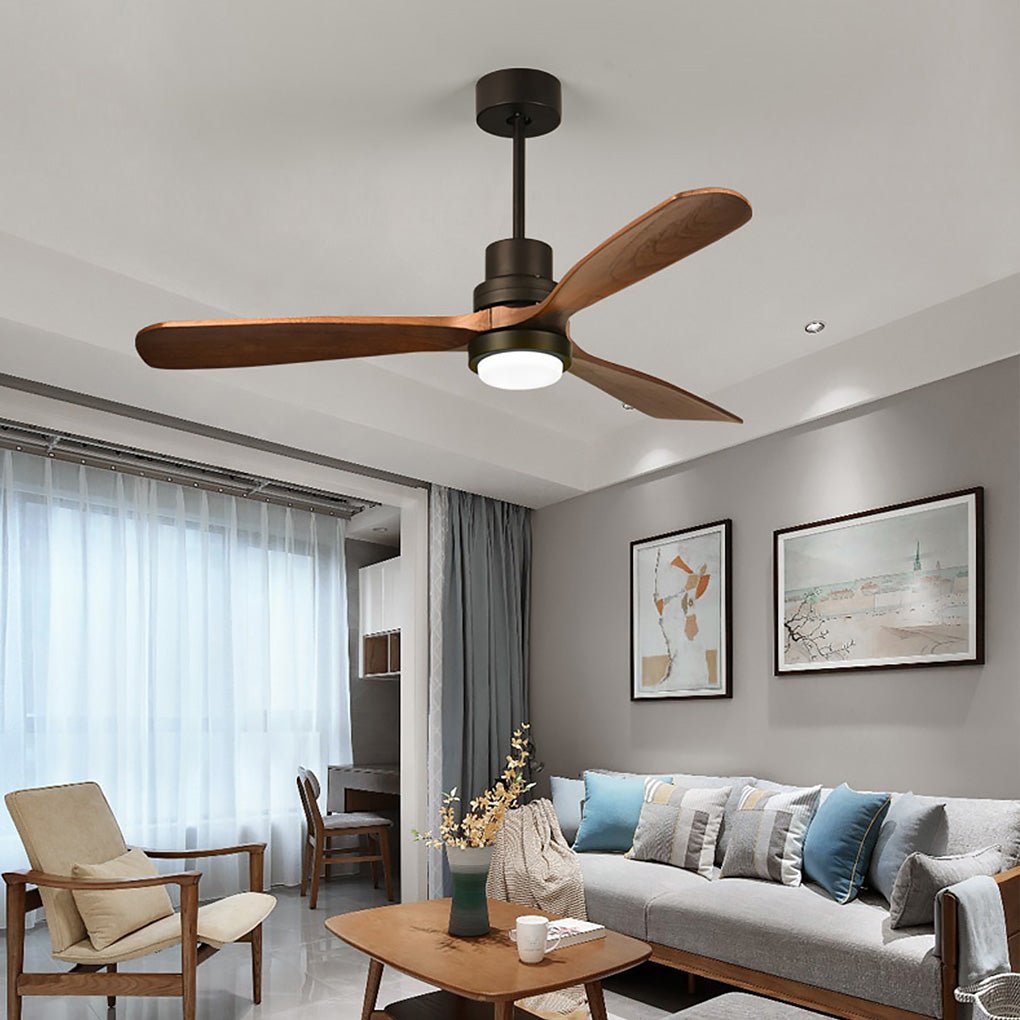 Modern LED Ceiling Fan Light with Remote Control