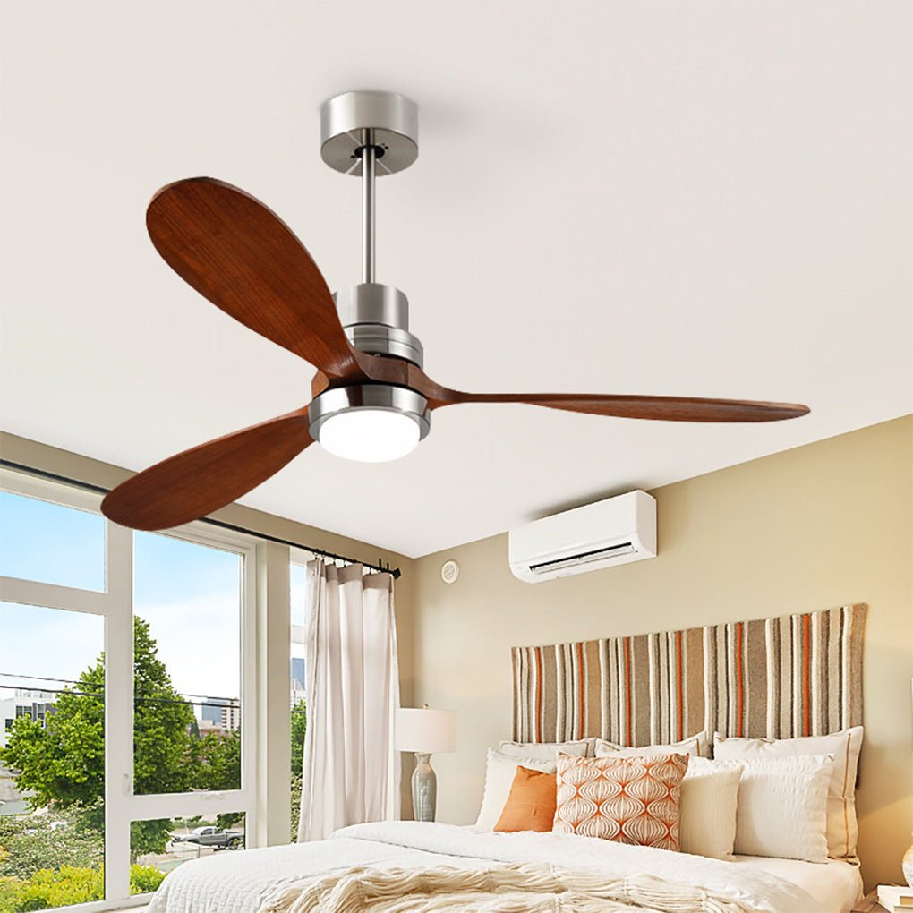 Modern LED Ceiling Fan Light with Remote Control