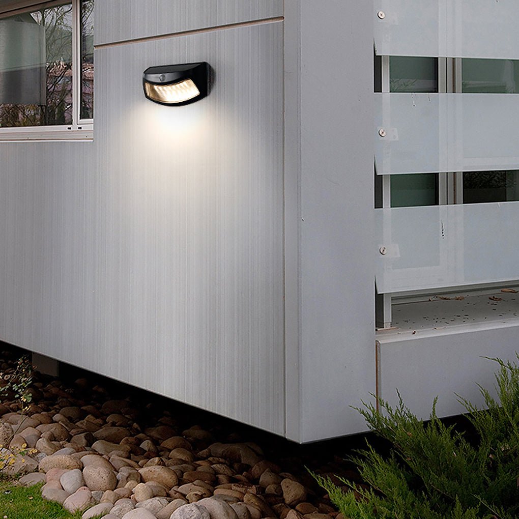Solar Motion Sensor Outdoor Wall Light with Intelligent Control