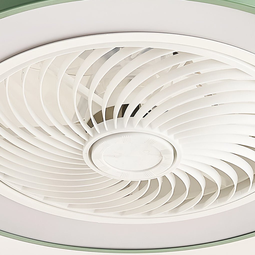 Modern Bladeless Ceiling Fan with Light and Remote Control