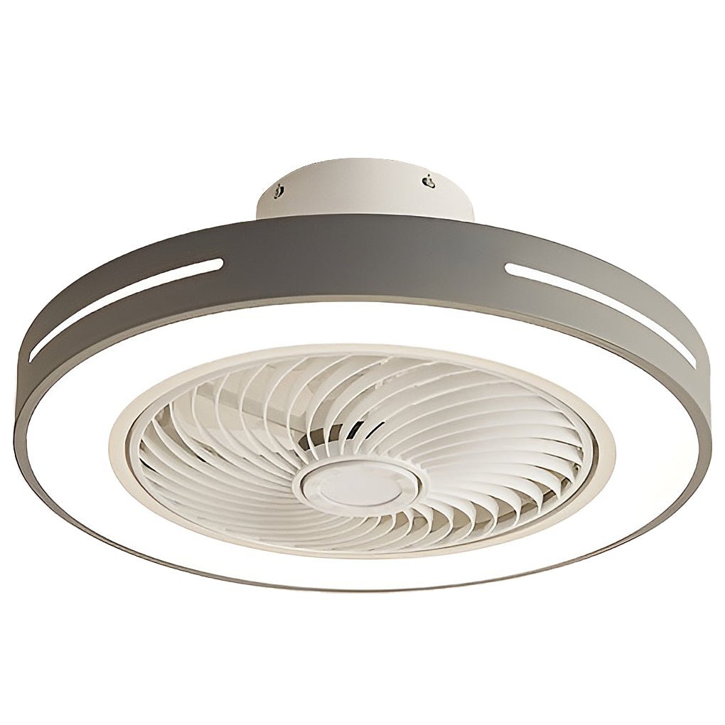 Modern Bladeless Ceiling Fan with Light and Remote Control