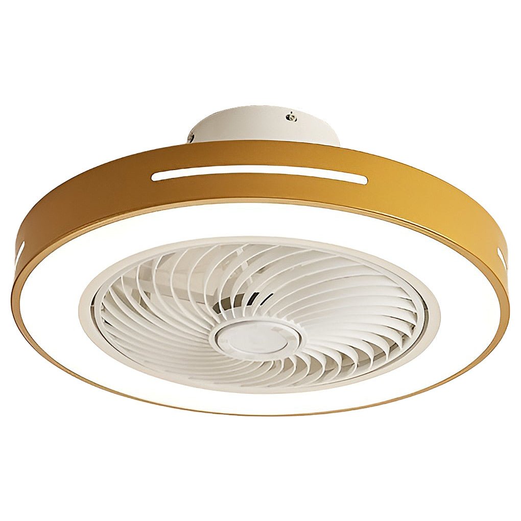Modern Bladeless Ceiling Fan with Light and Remote Control