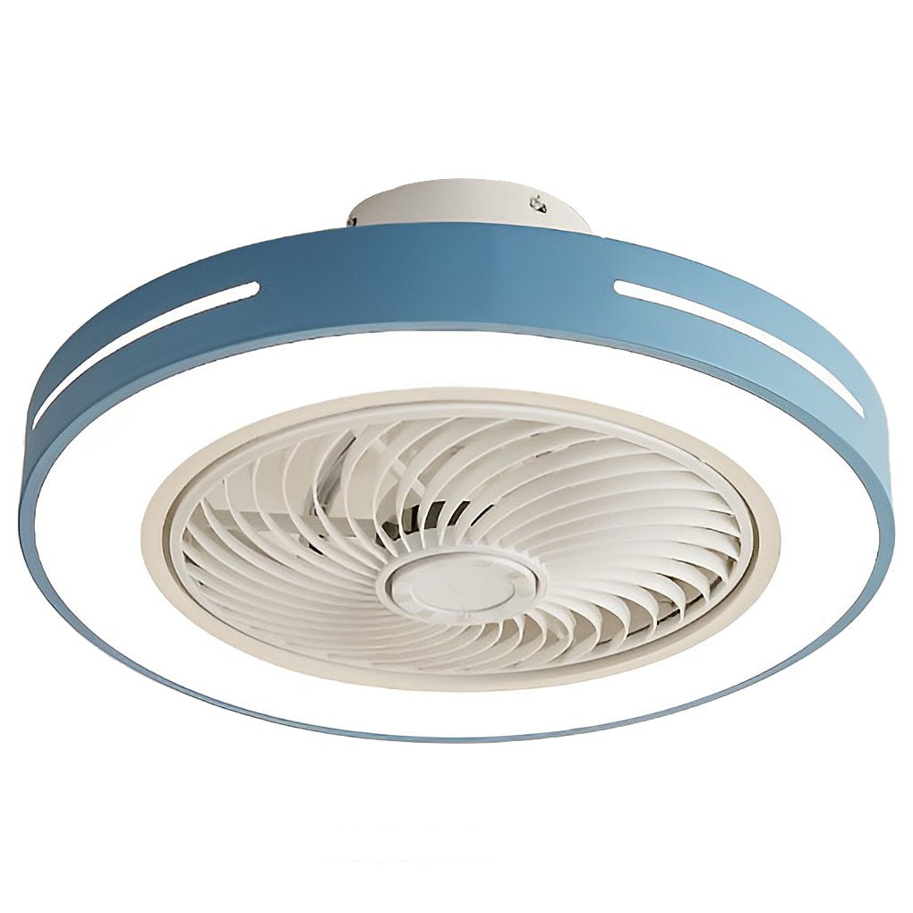 Modern Bladeless Ceiling Fan with Light and Remote Control