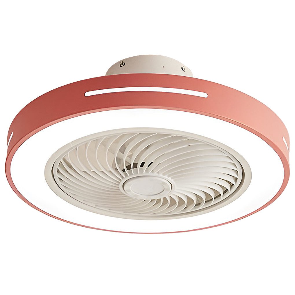 Modern Bladeless Ceiling Fan with Light and Remote Control