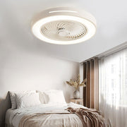 Modern Bladeless Ceiling Fan with Light and Remote Control