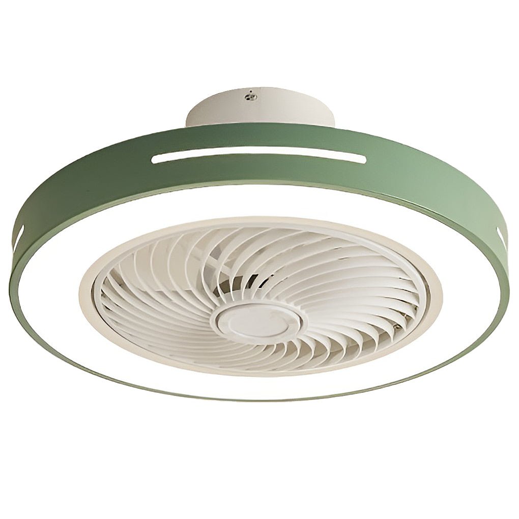 Modern Bladeless Ceiling Fan with Light and Remote Control