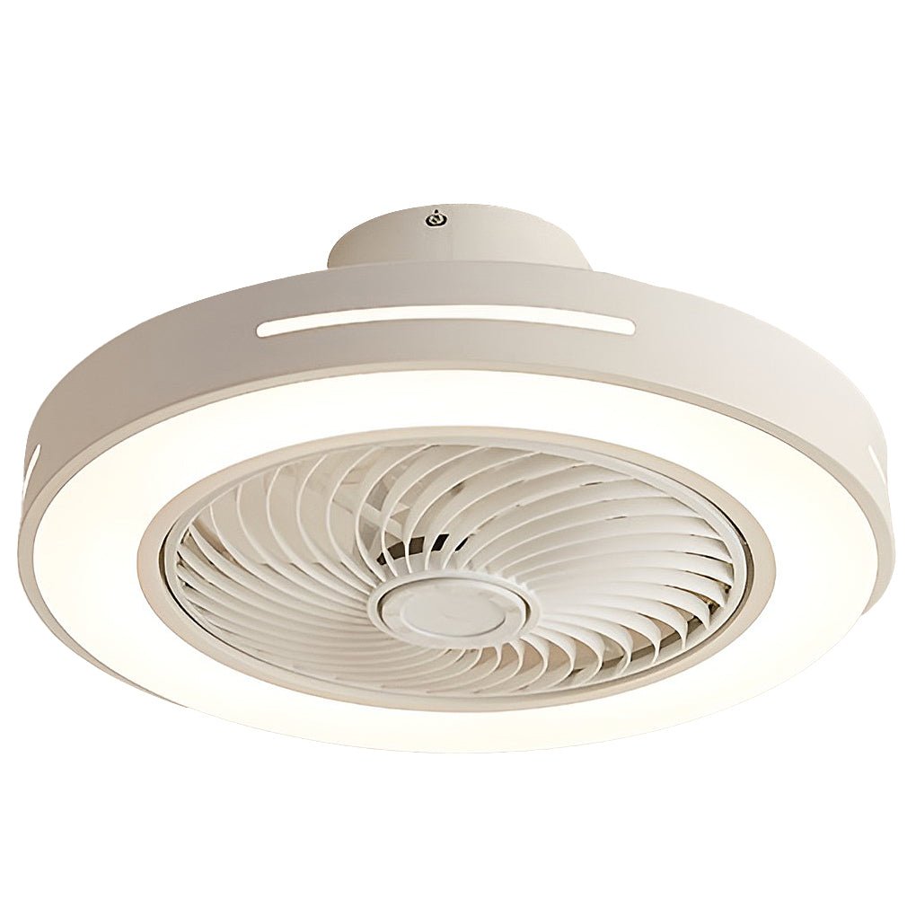 Modern Bladeless Ceiling Fan with Light and Remote Control