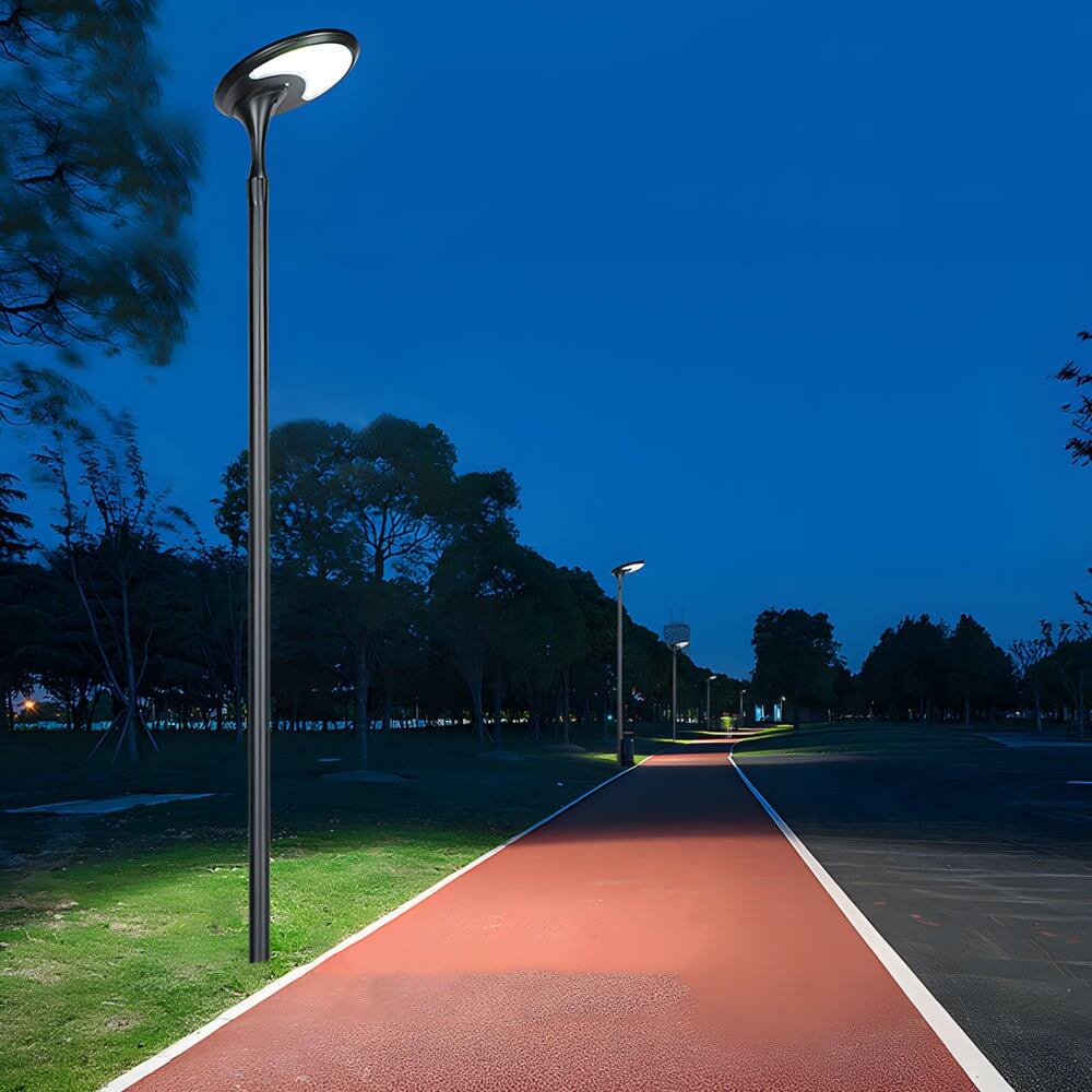 Modern Solar LED Street Light | IP65 Outdoor Aluminum Lamp Post