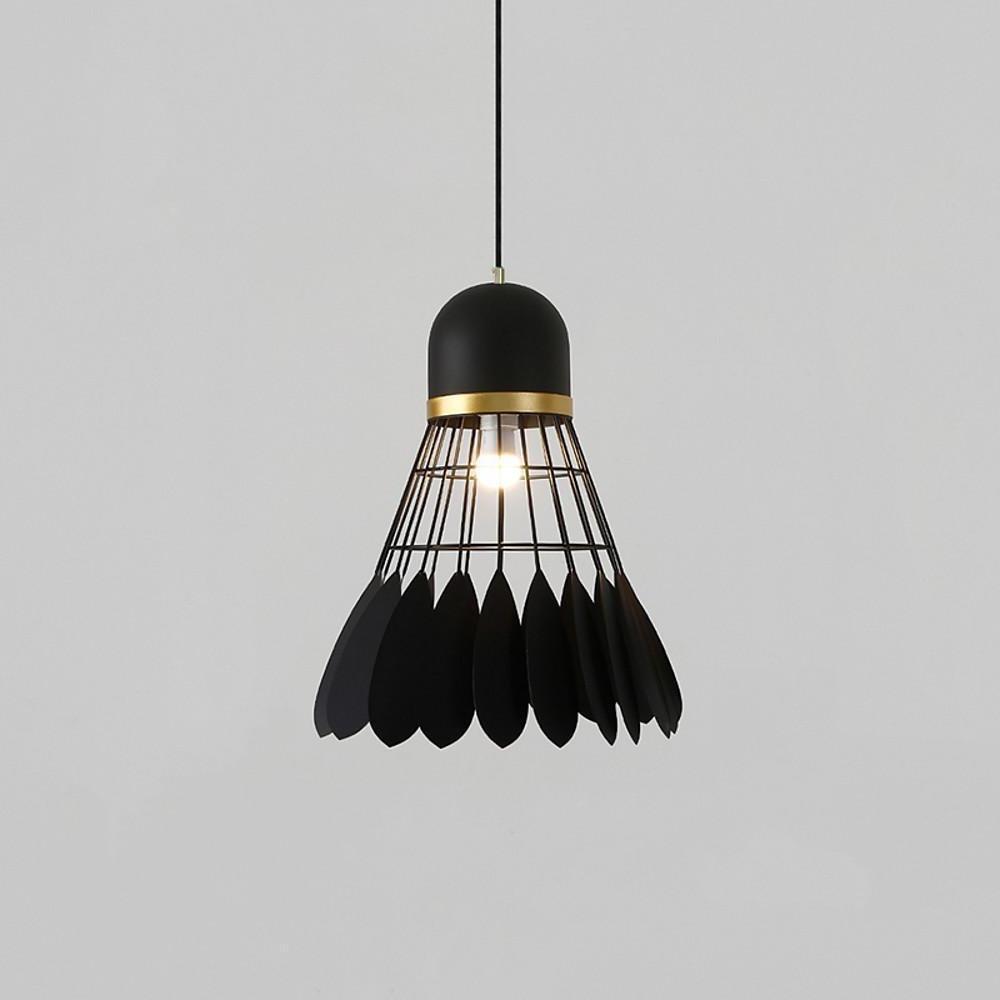 Geometric Metal Pendant Light - Industrial Minimalist Ceiling Lamp