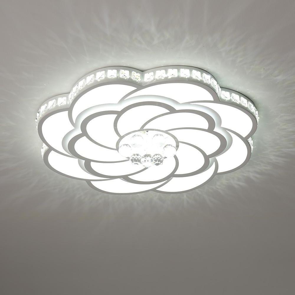 Flower Swirl Metal LED Flush Mount Ceiling Light