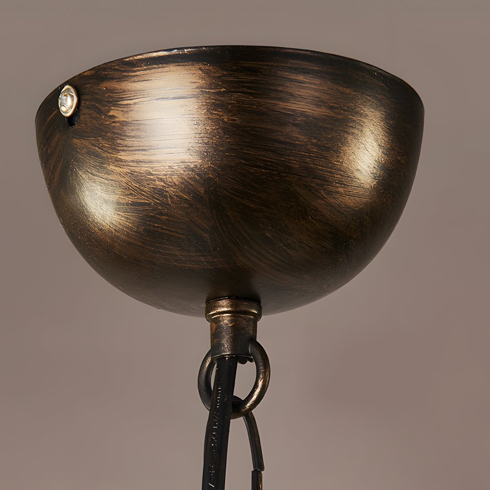 Spherical Iron Pendant Light Industrial Modern Chandelier