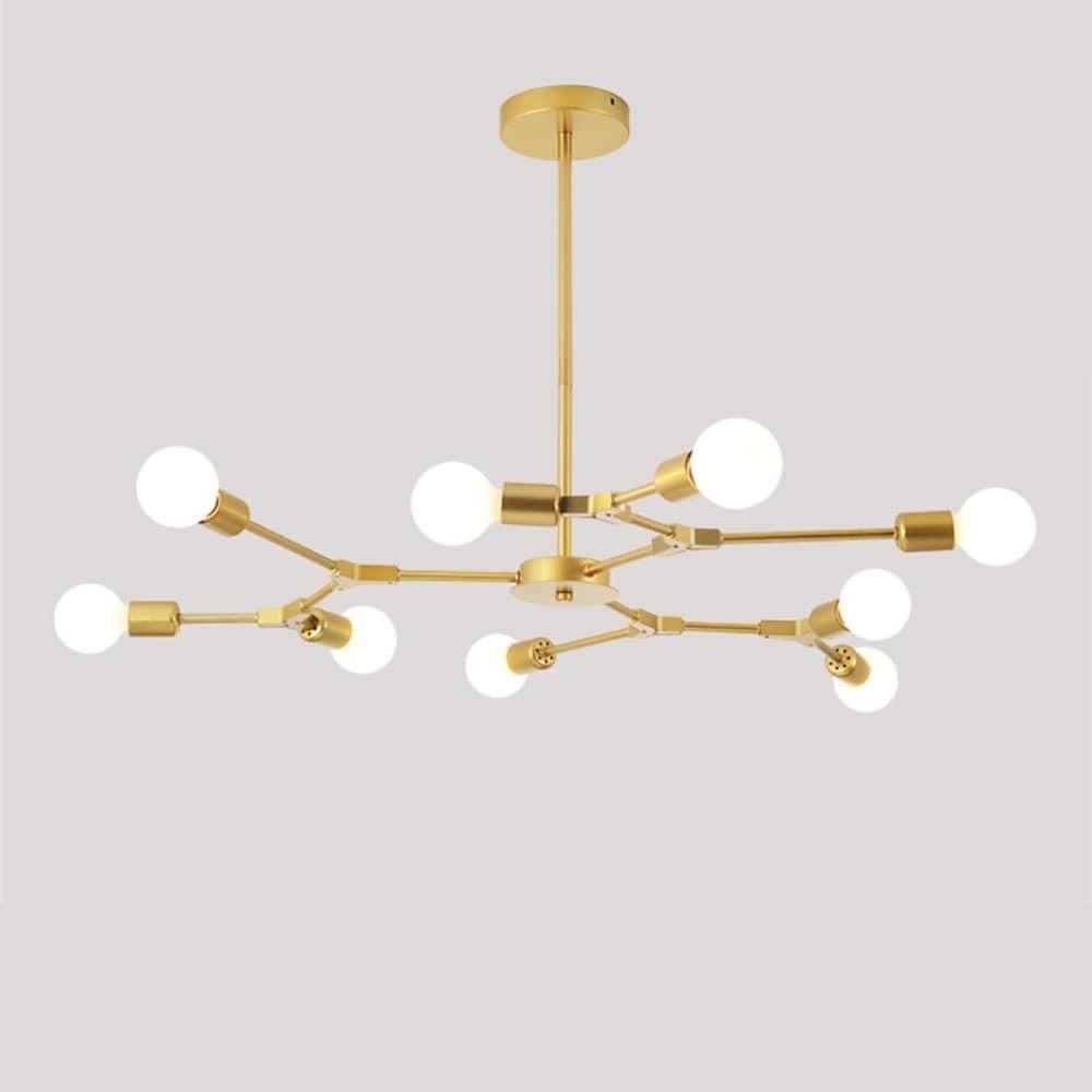 9-Light Sputnik Chandelier | Modern Metal Pendant Light