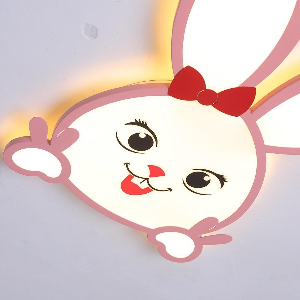 Bunny LED Flush Mount Ceiling Light for Baby Kids Room