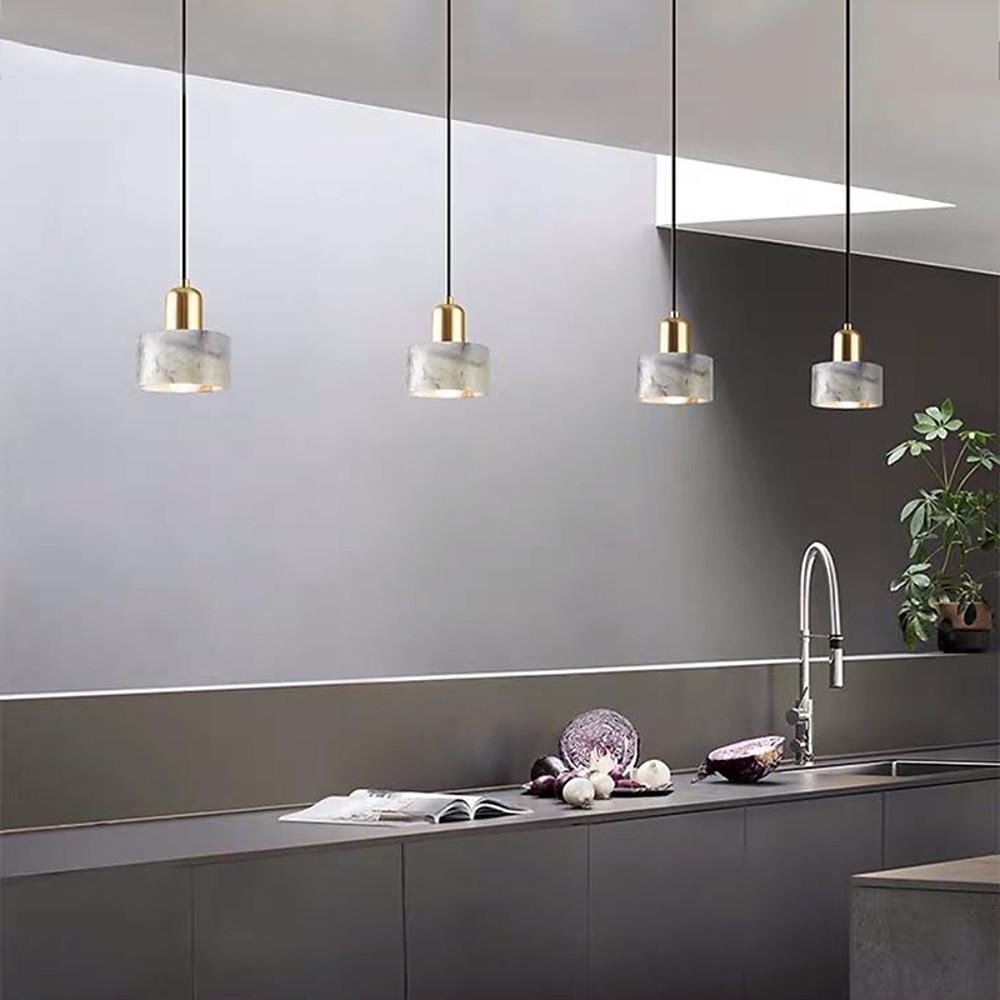 Ceramic Marble Pendant Light Nordic Minimalist Ceiling Fixture
