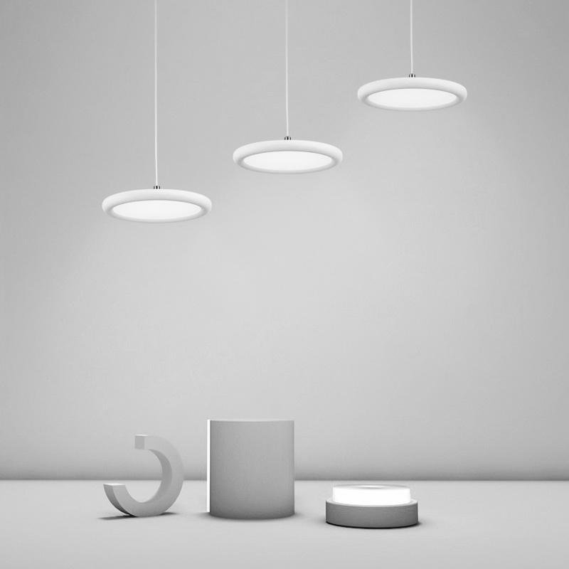 Geometric 3-Light Pendant | Modern Aluminum LED Ceiling Light