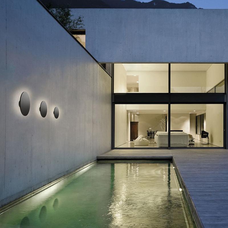 Modern LED Outdoor Wall Light - Waterproof Aluminum Square & Round