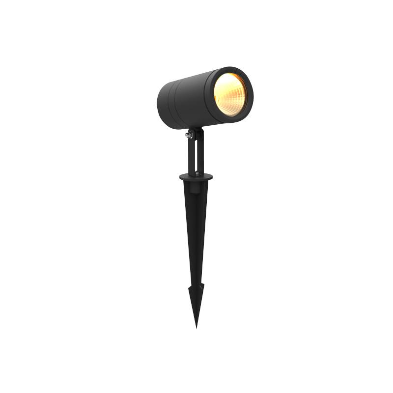 Adjustable Aluminum LED Outdoor Spotlight - Modern Black Garden Light