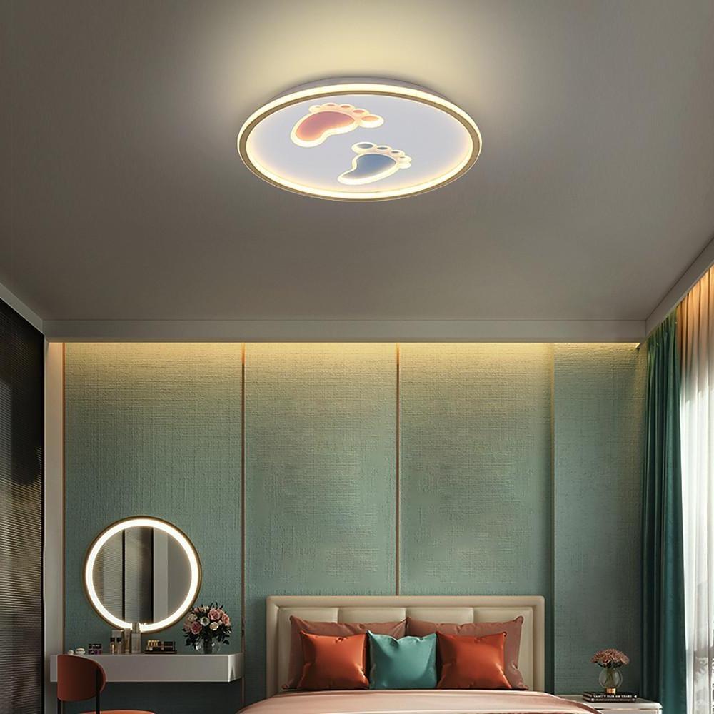 Feet Image Nordic Metal LED Flush Mount Ceiling Light