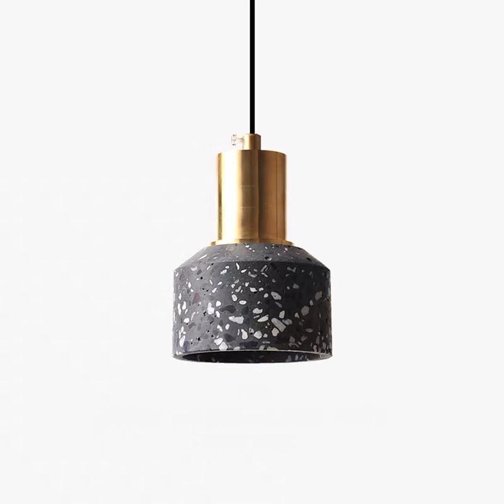 Modern Industrial Metal Pendant Light - Round Shade Design