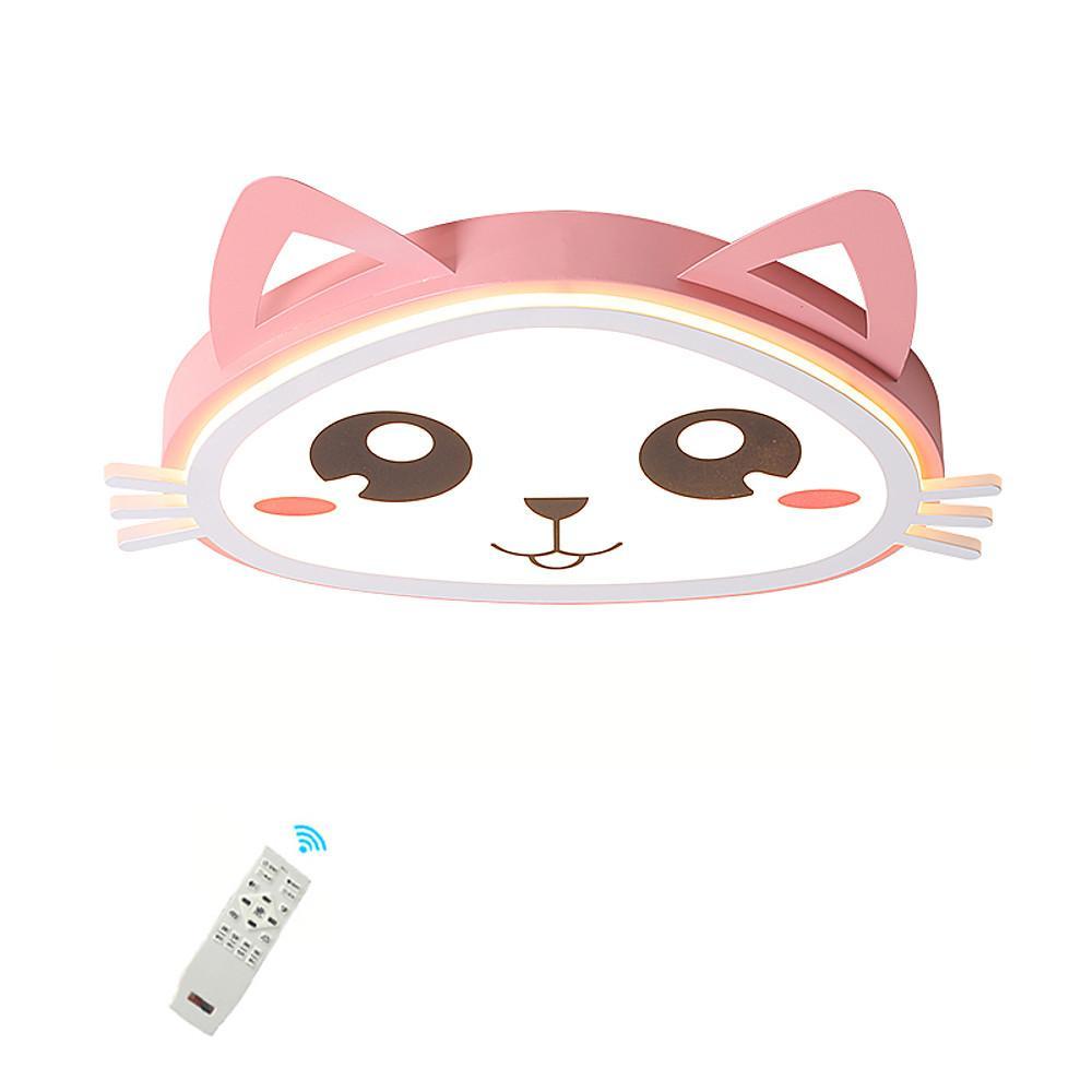 Kitten Flush Mount LED Ceiling Light for Kids & Baby Rooms