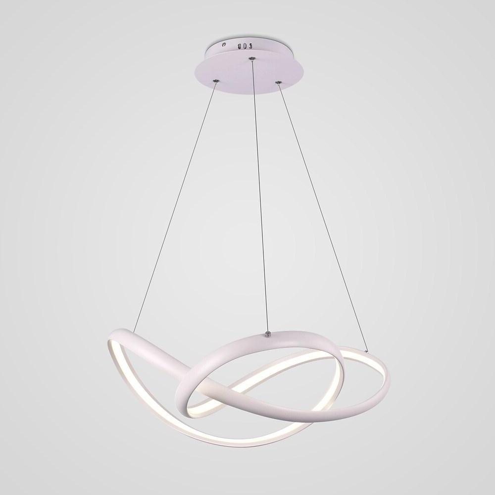 Abstract Wave Modern LED Pendant Light - Dimmable Dining Room