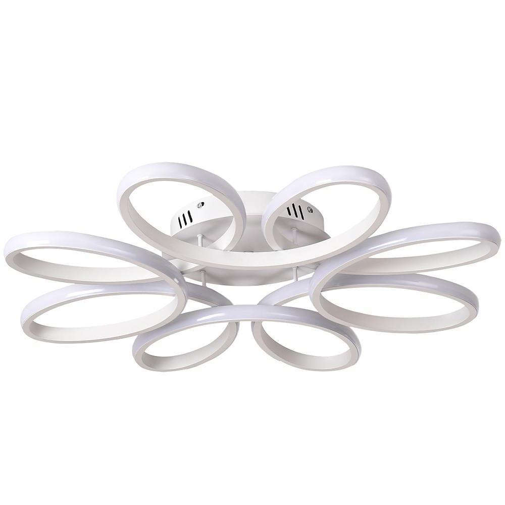 Flower Shaped Dimmable LED Ceiling Light Modern Flush Mount