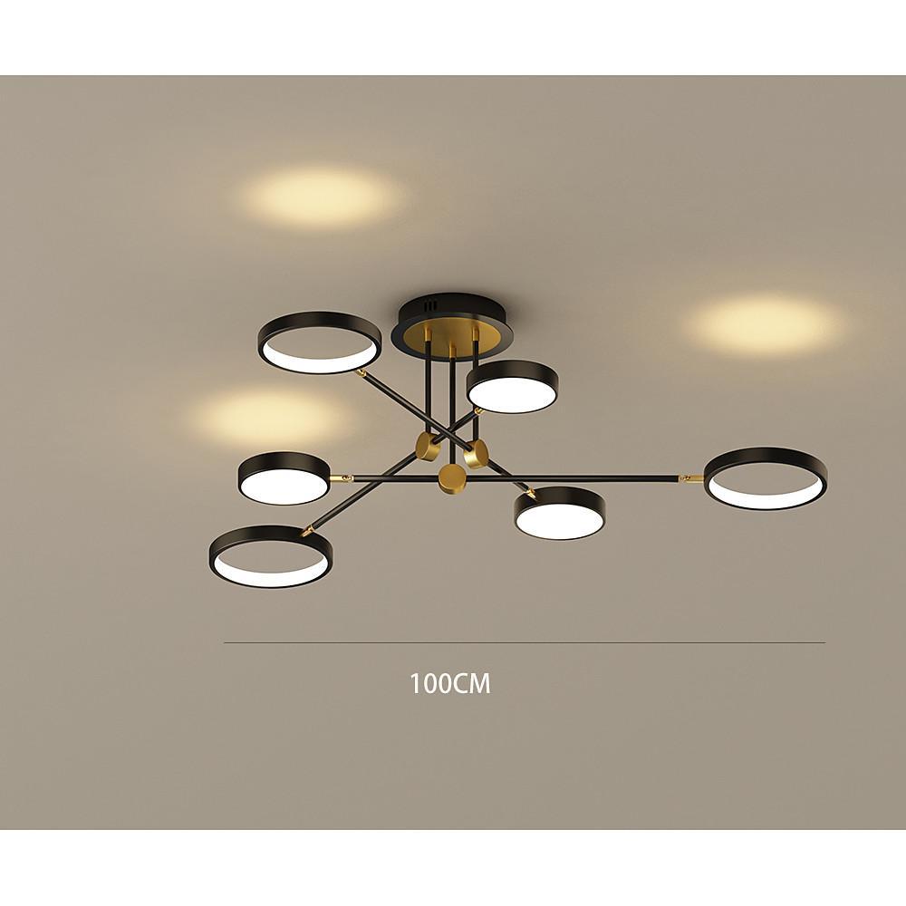 Nordic Circular LED Flush Mount Ceiling Light - Metal & Aluminum