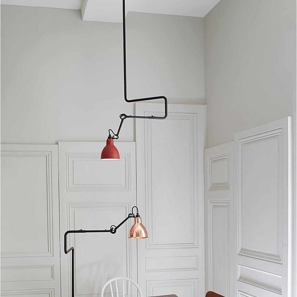 Mini Metal Pendant Light Single Bulb Retro Ceiling Fixture