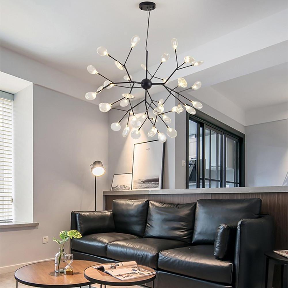 36-Light LED Sputnik Chandelier – Modern Cluster Design