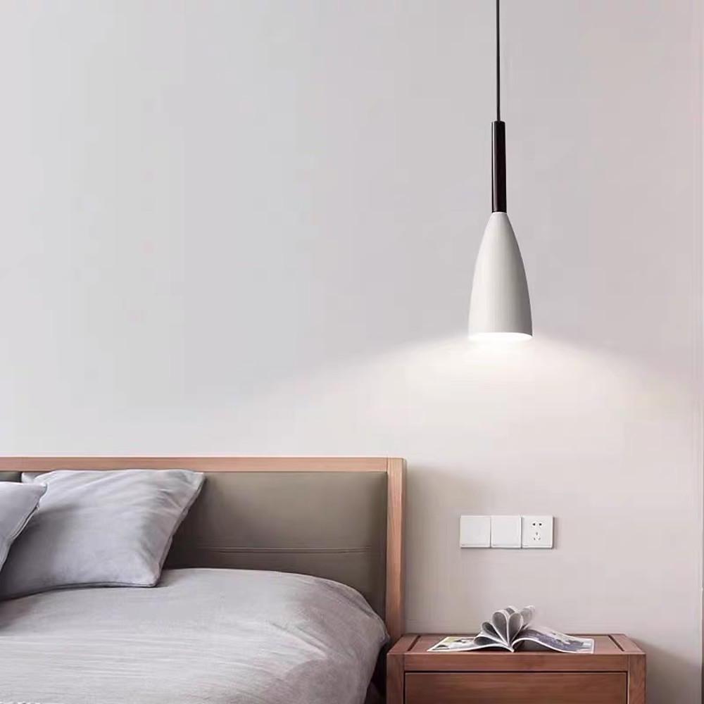 Modern Cone Pendant Light Metal LED Minimalist Island Lamp