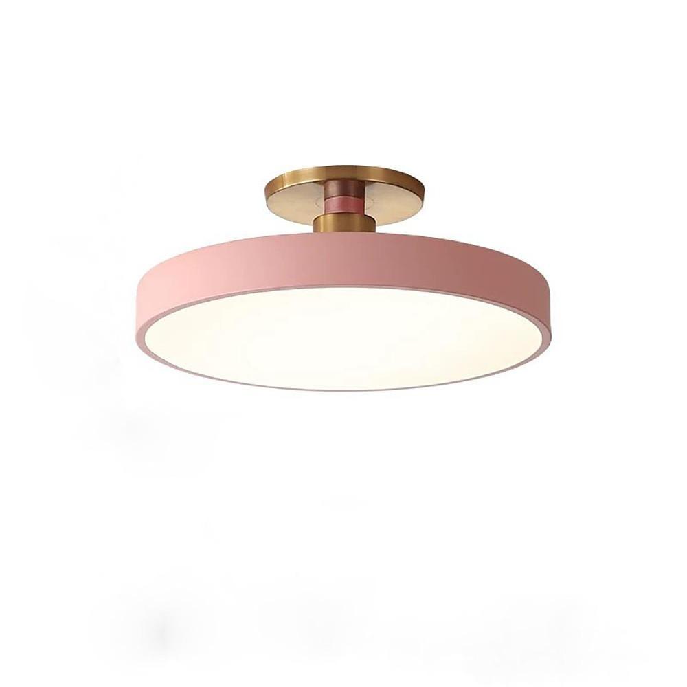 Modern LED Flush Mount Ceiling Light - Metal & Acrylic Globe Design