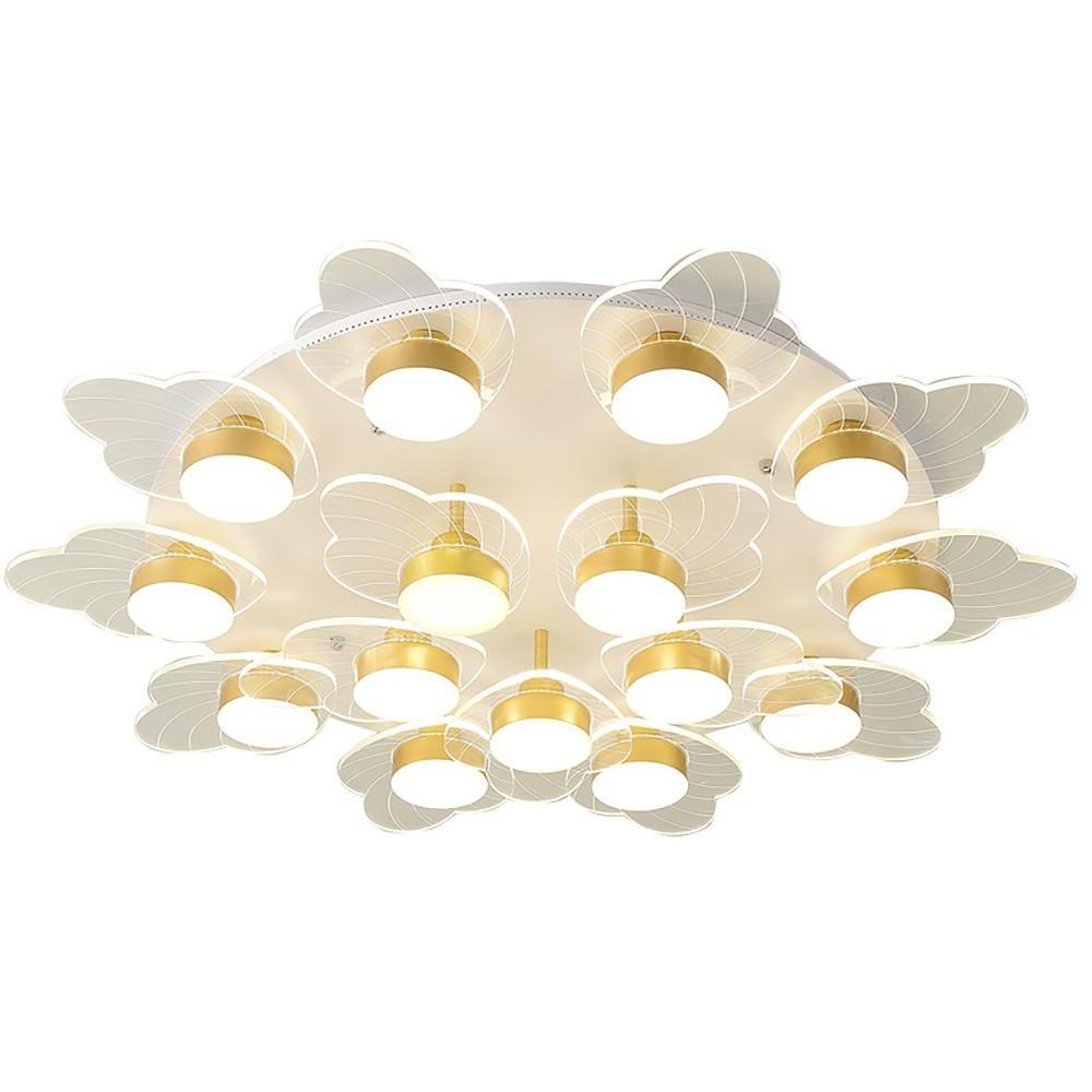 Nordic Flower Acrylic LED Flush Mount Ceiling Light