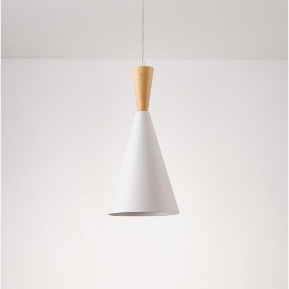 Modern White Metal Cone Pendant Light - 3-Tier Cluster Design