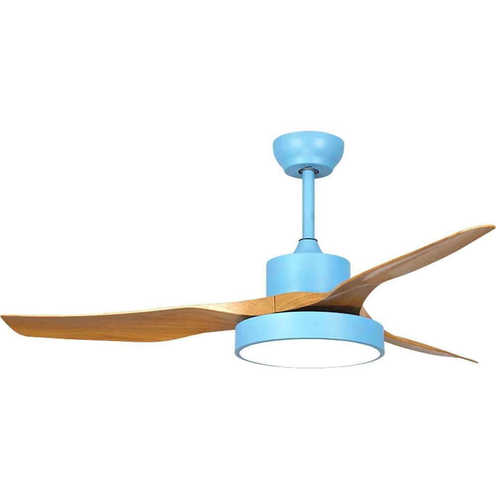 3-Blade Ceiling Fan with Dimmable LED Light - Nordic Modern Style