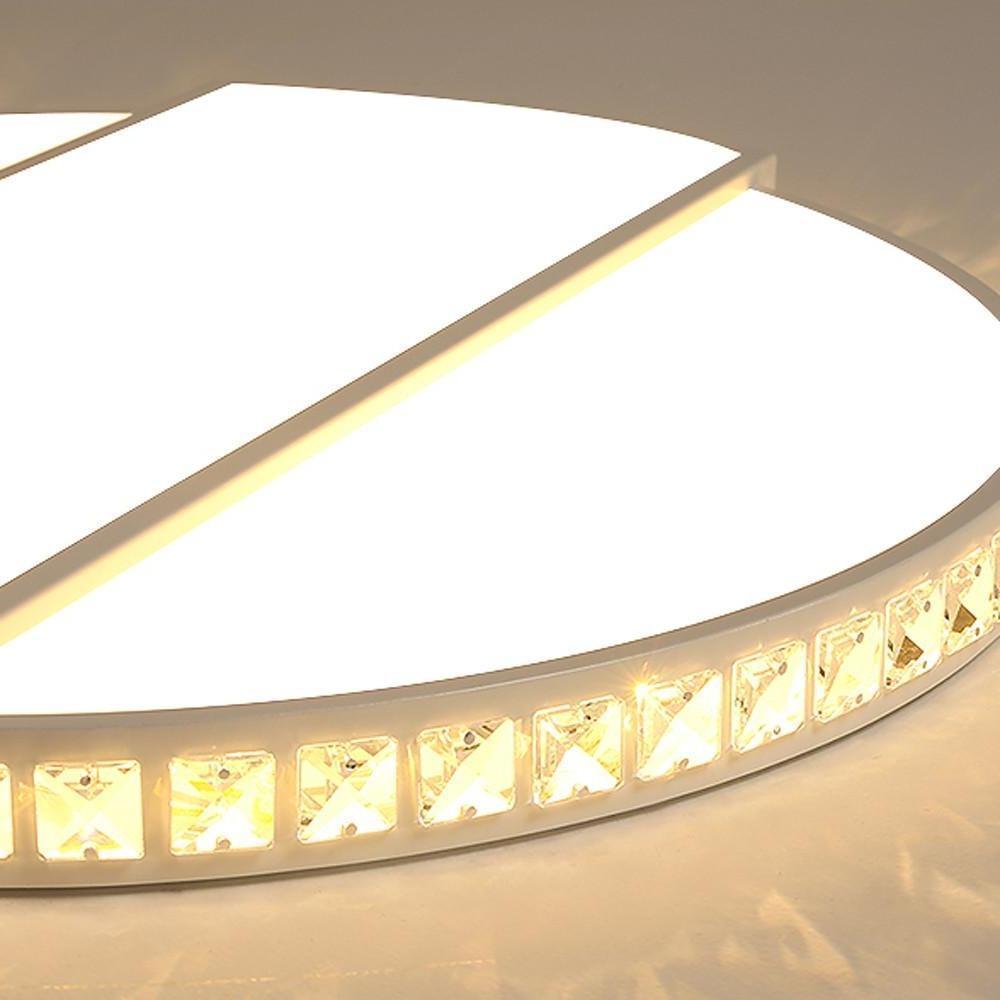 Modern Square LED Flush Mount Ceiling Light 20" Acrylic Ambient