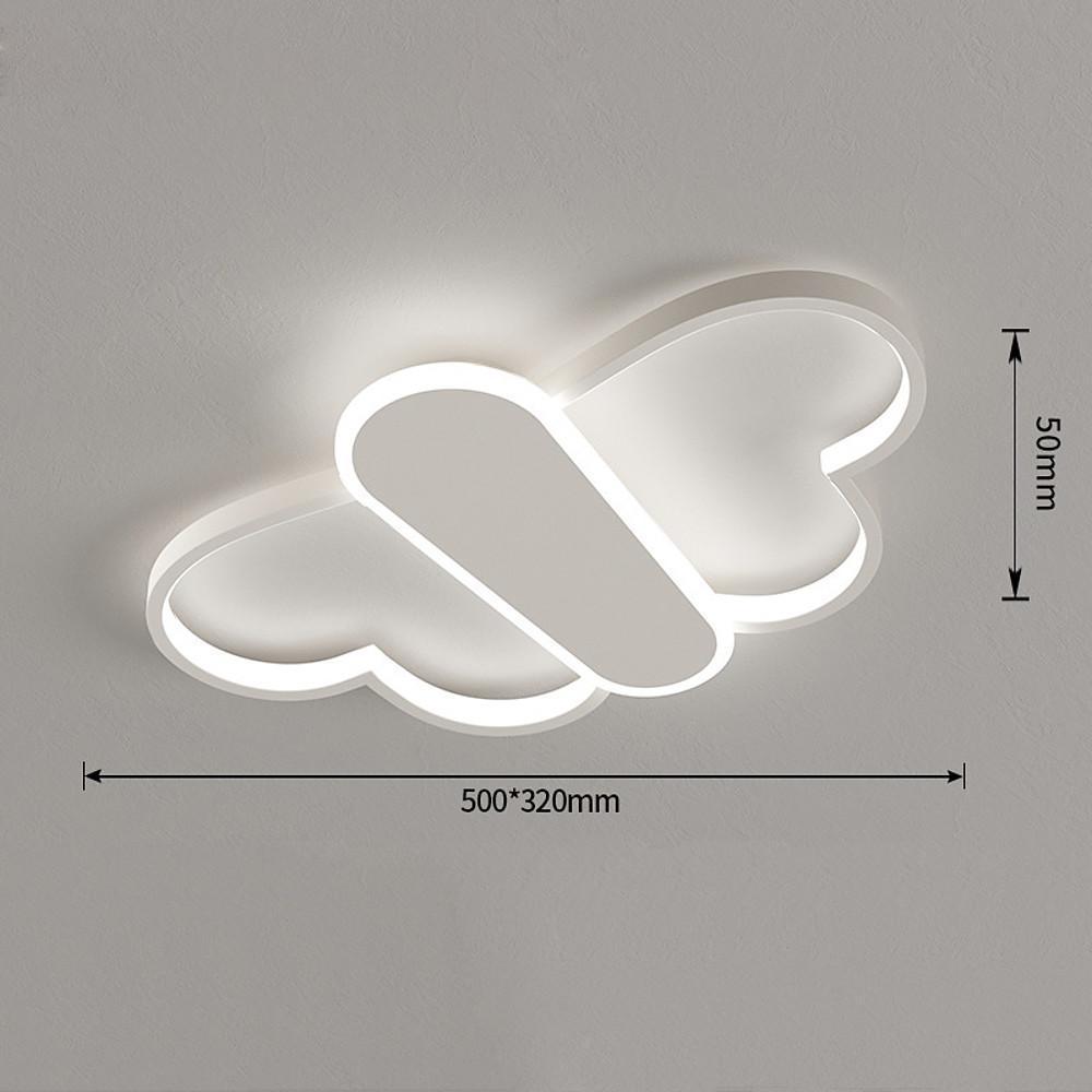 Butterfly LED Flush Mount Ceiling Light with Remote Dimmable