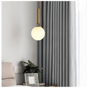 Glass Ball Modern Pendant Light with Electroplated Metal Frame