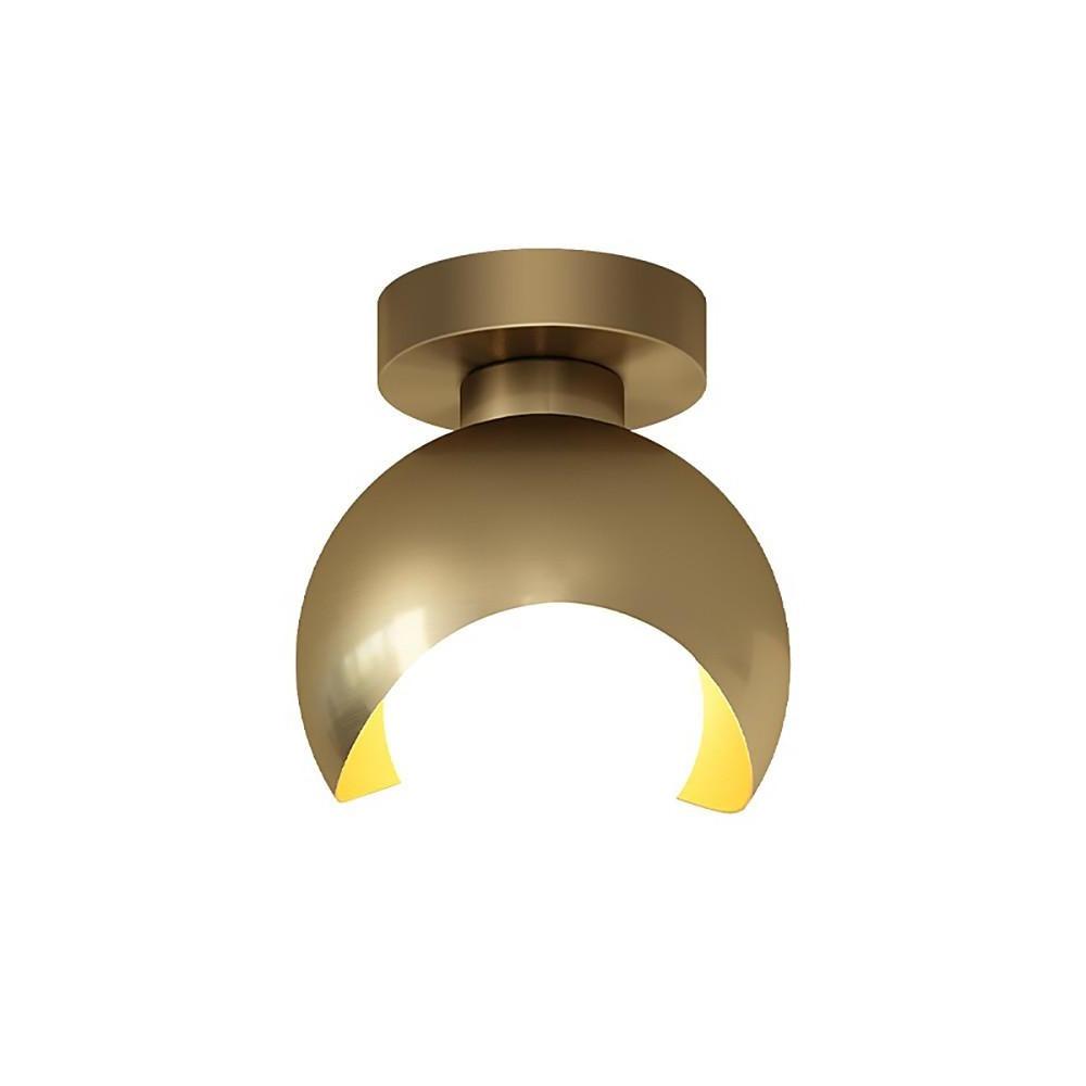 6" Globe Flush Mount Ceiling Light - Nordic Copper Finish LED