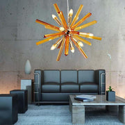 9-Light Modern Metal Pendant Light Kitchen Island Chandelier