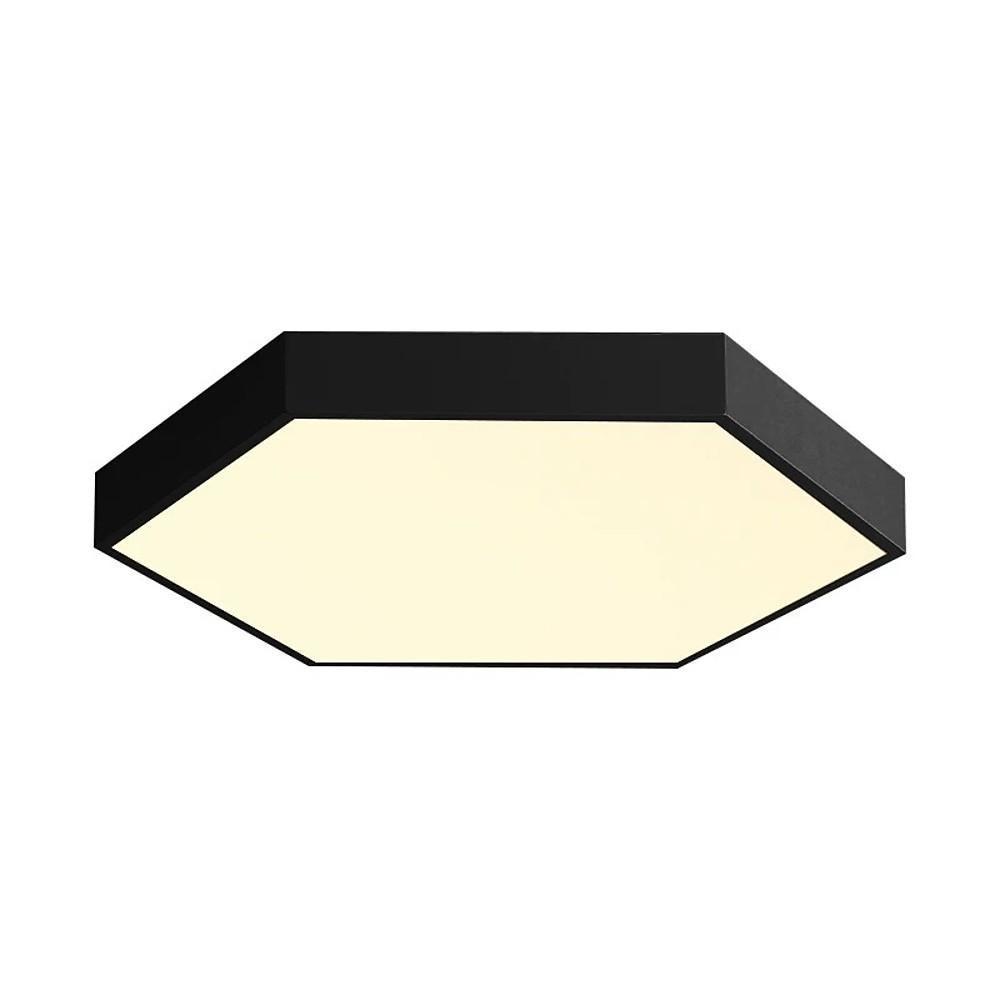 Hexagon LED Flush Mount Ceiling Light Modern Metal Design