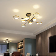 Nordic Circular LED Flush Mount Ceiling Light - Metal & Aluminum