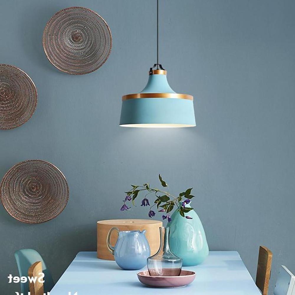 Industrial Bowl Pendant Light - Metal Shade, Adjustable Chain