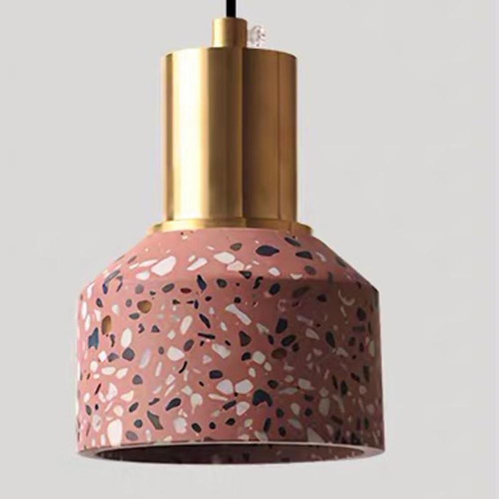 Modern Industrial Metal Pendant Light - Round Shade Design