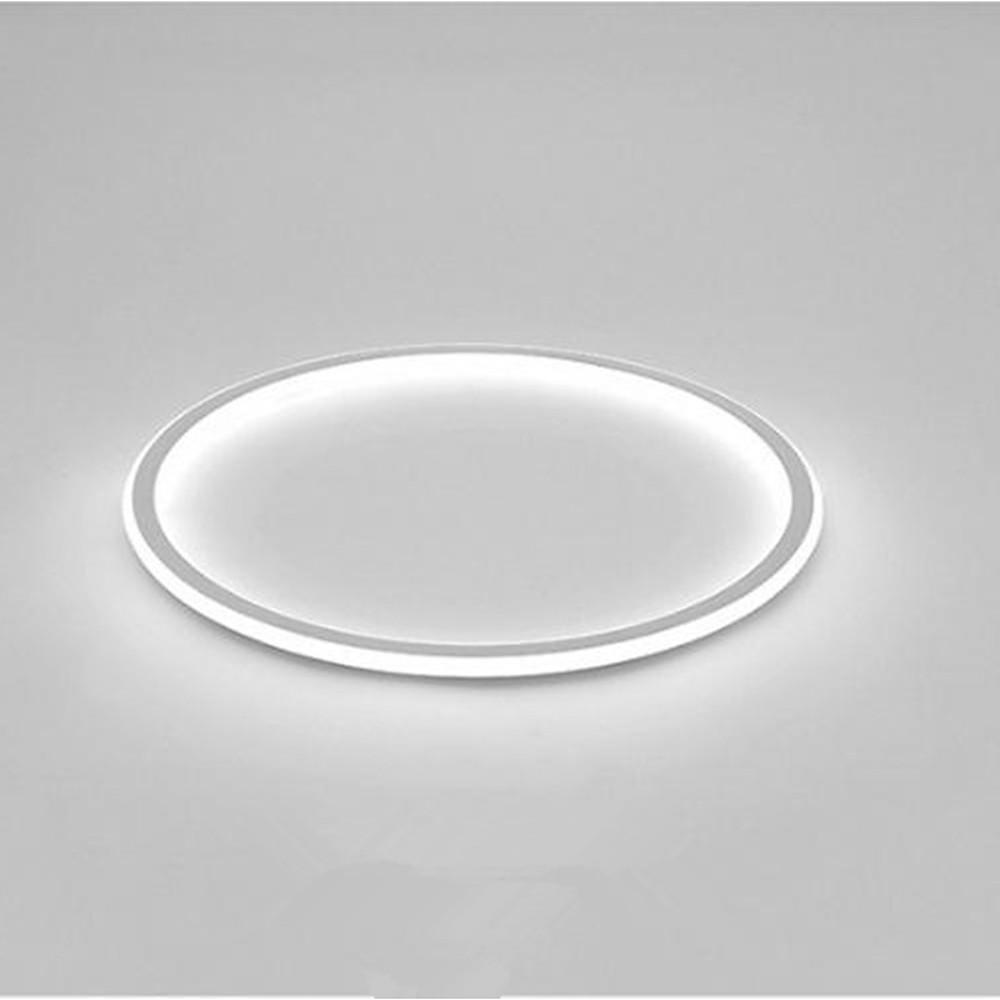 Modern Geometric Flush Mount LED Ceiling Light - Acrylic & Metal